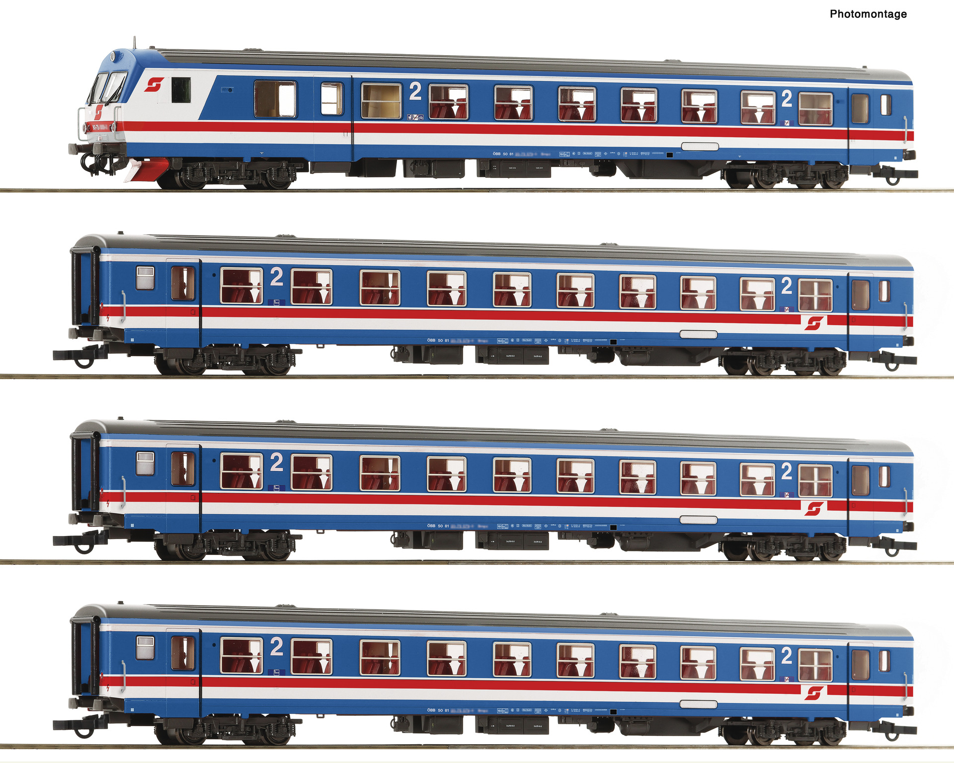 Roco 6200200 - 4-piece set ÖBB push-pull train "What if..." DCC