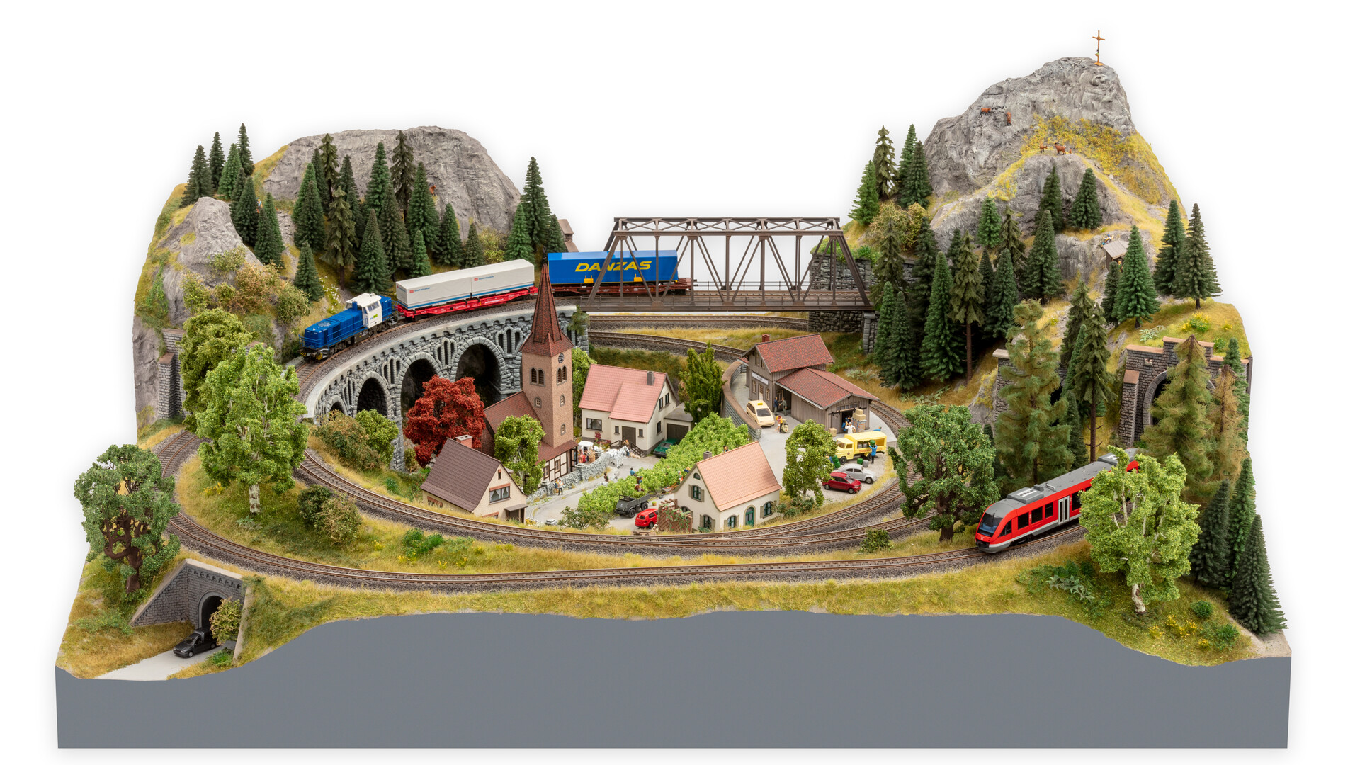 NOCH 53615 - Easy-Track track construction kit “Theisensee”