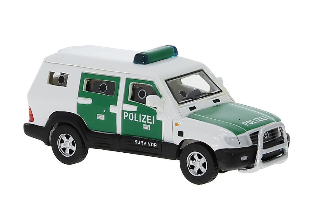 BoS-Models BOS87641 - Toyota Land Cruiser Survivor, 2004, Police, 1:87