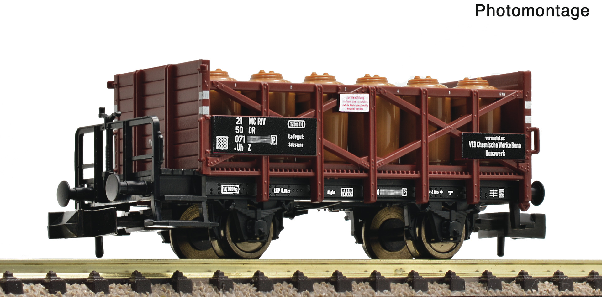 Fleischmann 6660145 - Acid Tank Wagon DR