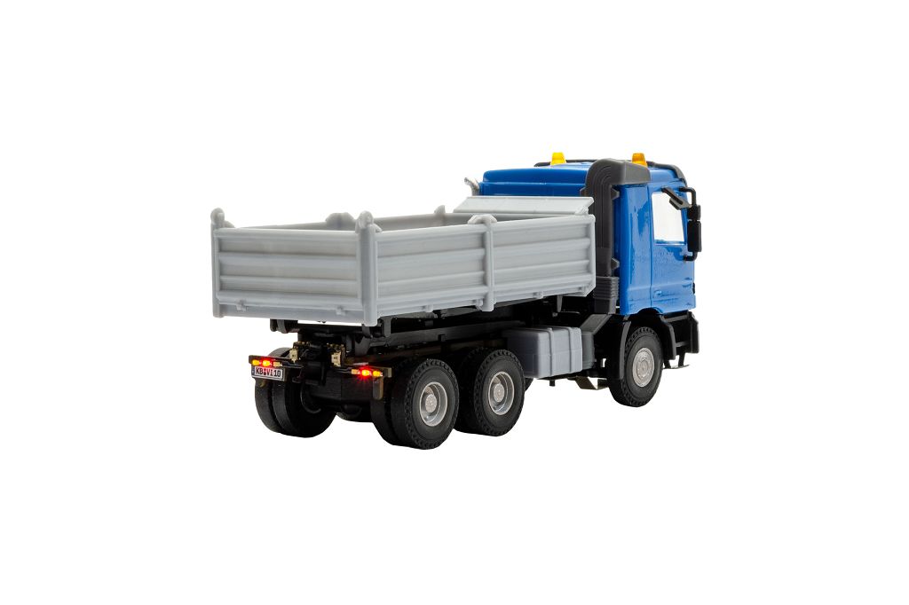 Viessmann 8010 - H0 MB ACTROS 3-axle tipper truck with rotating beacons, basic, functional model