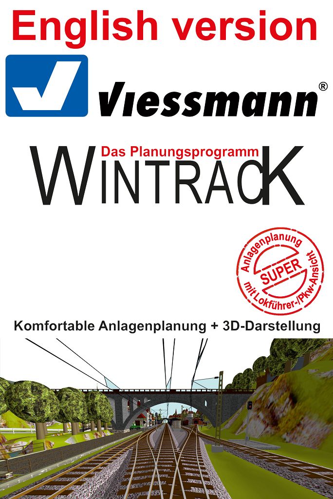 Viessmann 10061 - WINTRACK 17.0 Full version with 3D - EN