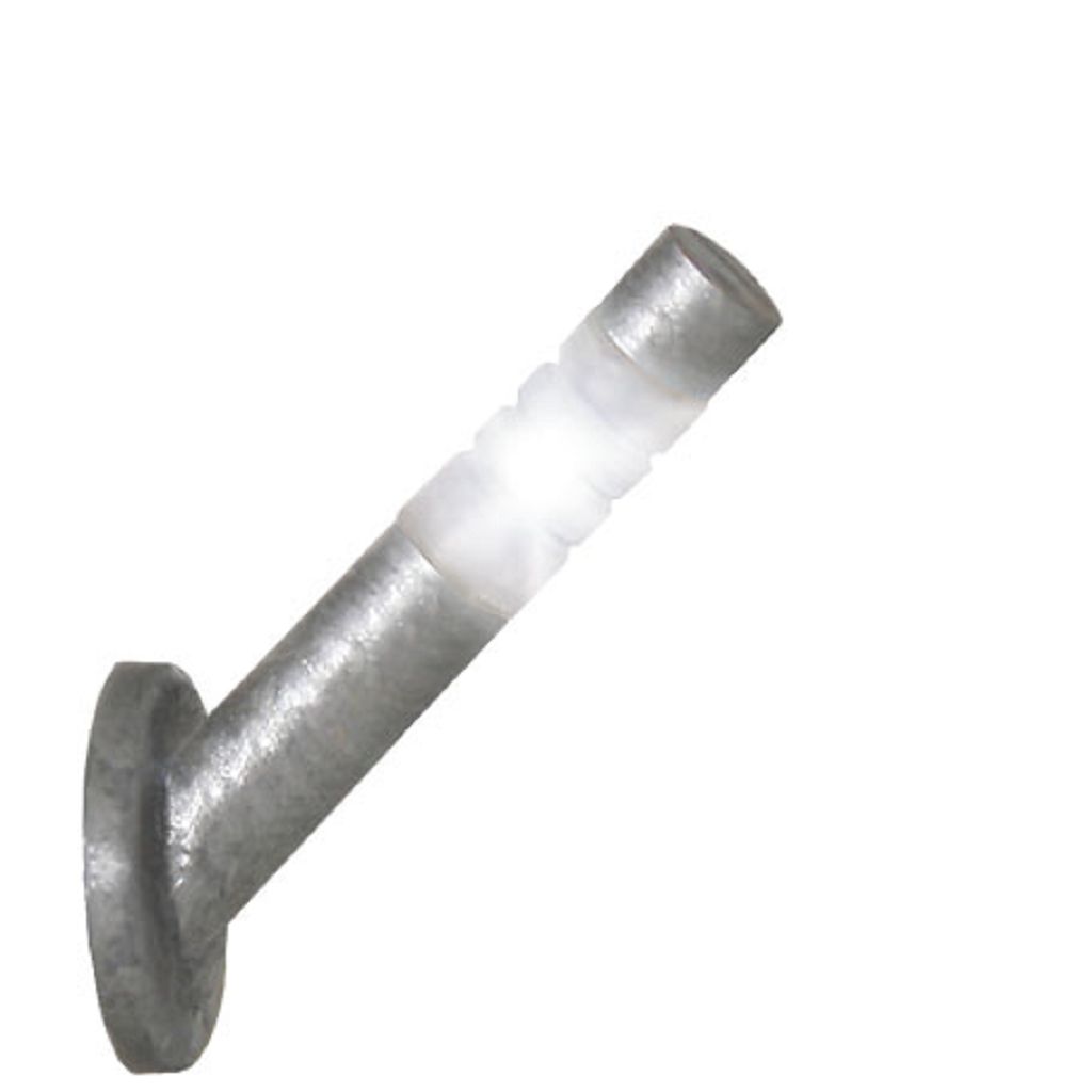 Viessmann 6016 - H0 wall light in stainless steel design, LED white