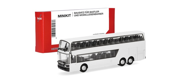 Herpa 014335 - MiniKit Setra 228 DT, white (1 piece)