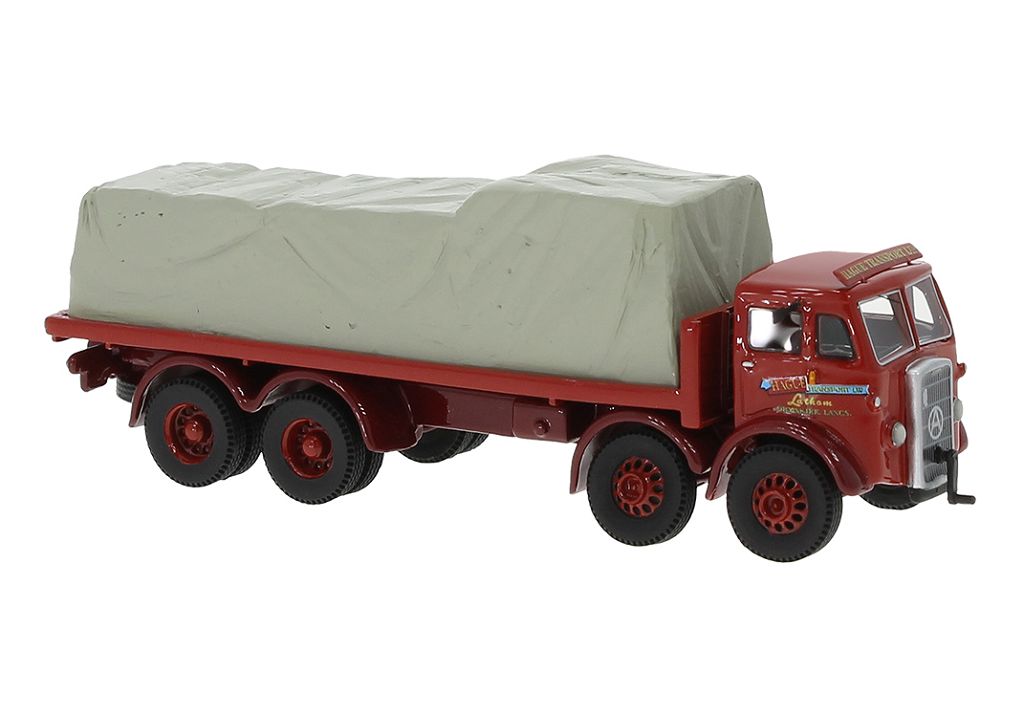 BoS-Models BOS87530 - Atkinson 8 Wheel Truck, red, 1950, 1:87