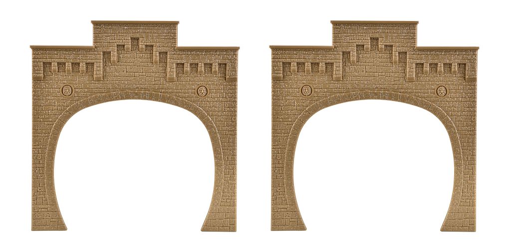 Vollmer 42503 - H0 Tunnel portal with extension, double track, 2 pieces