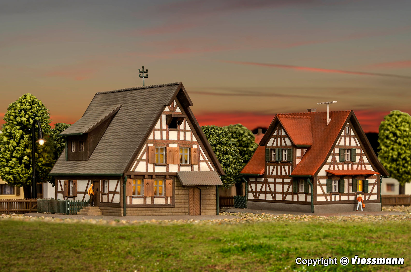 Kibri 36406 - Z Timber-framed houses, 2 pieces