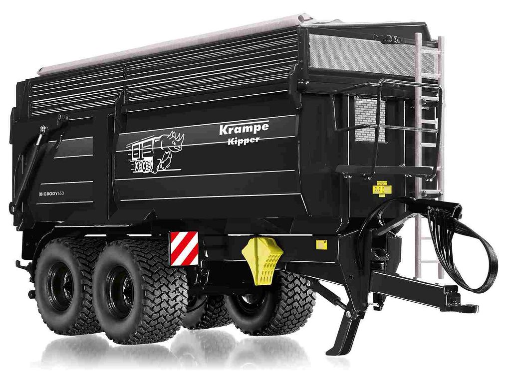 WIKING 077871 - Krampe Big Body 650 rear tipper with silage attachment