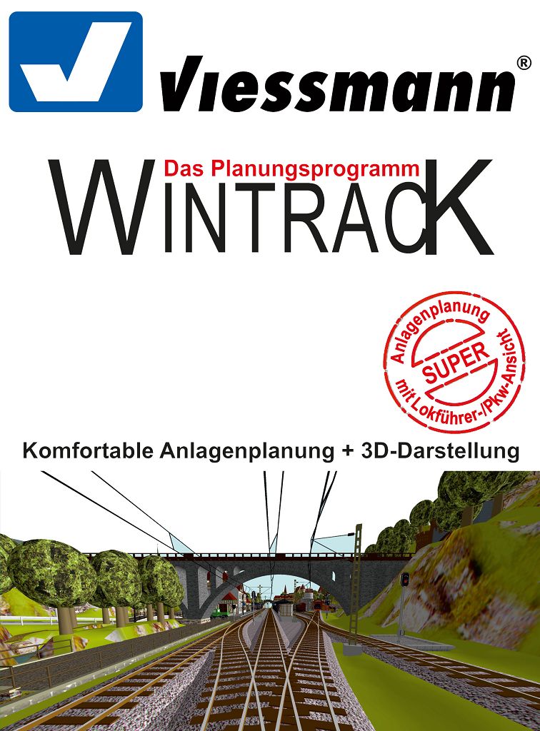 Viessmann 1006 - WINTRACK 17.0 Full version with 3D including manual