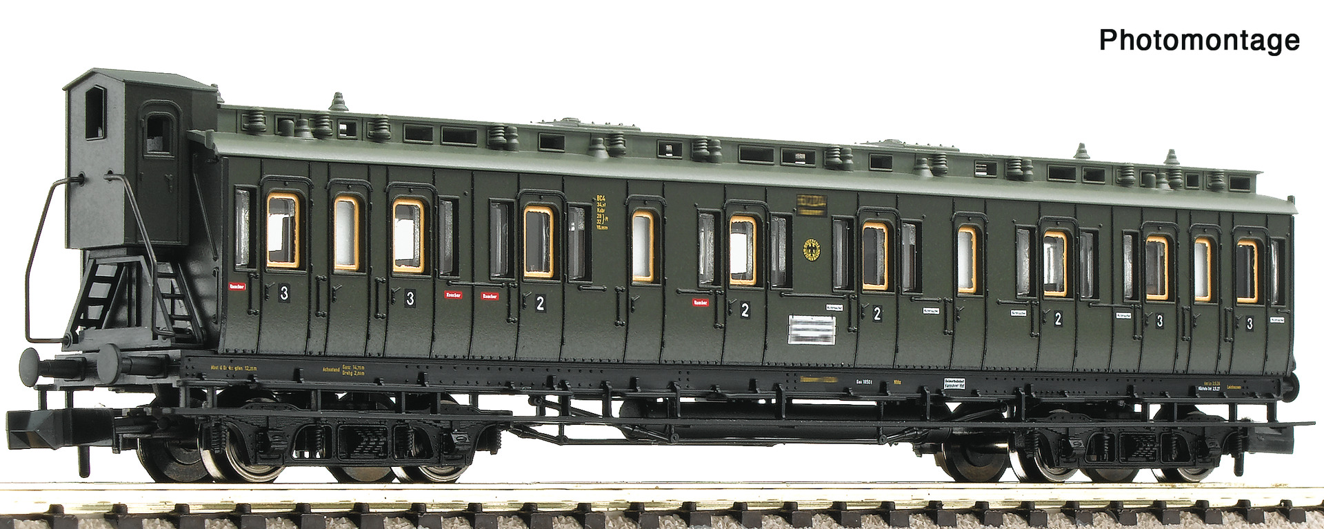 Fleischmann 6260100 - Compartment coach 2nd/3rd class DRG