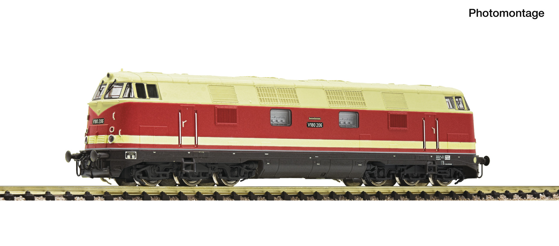Fleischmann 7360038 - Diesel locomotive V180.2 DR DC
