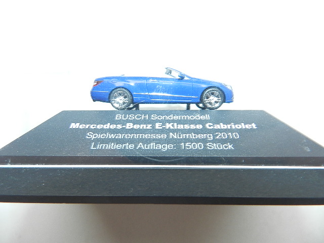 BUSCH Mercedes MB E-Class Cabriolet Nuremberg Toy Fair 2010