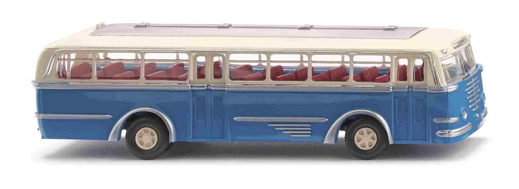 WIKING 072003 - Büssing Trambus - sky blue/light ivory