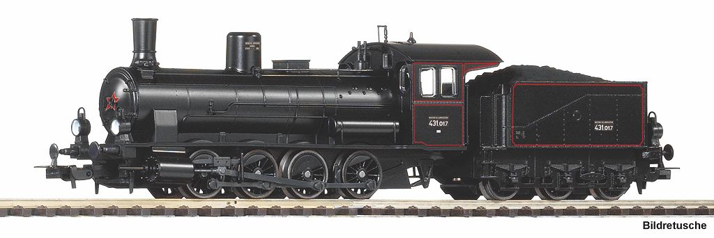 PIKO 27518 - Steam locomotive 431 MAV III + DSS PluX22