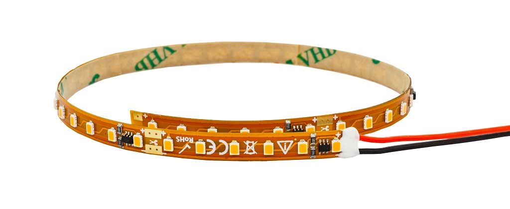 Viessmann 5086 - LED light strip 5 mm wide with 42 warm white LEDs