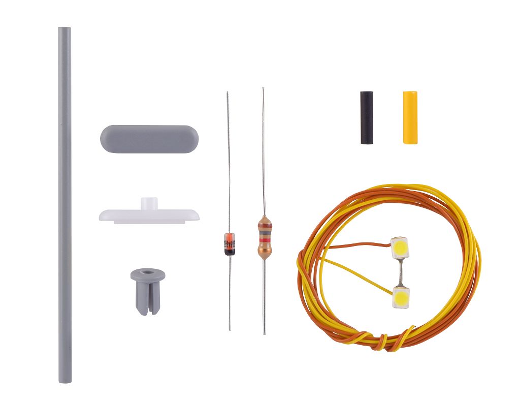 Viessmann 6926 - TT kit platform light, 2 white LEDs