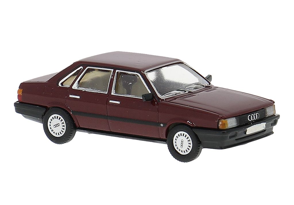 Brekina PCX870712 - PCX87, Audi 80 B2 (Typ 85), dark red, 1984, 1:87