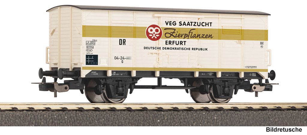 PIKO 24555 - Ged. freight transport G02 VEG Saatgut Erfurt DR III
