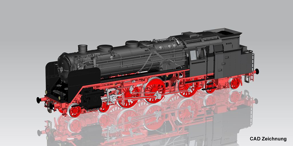 PIKO 50711 - Steam locomotive/sound BR 62 DR IV + PluX22 Dec.