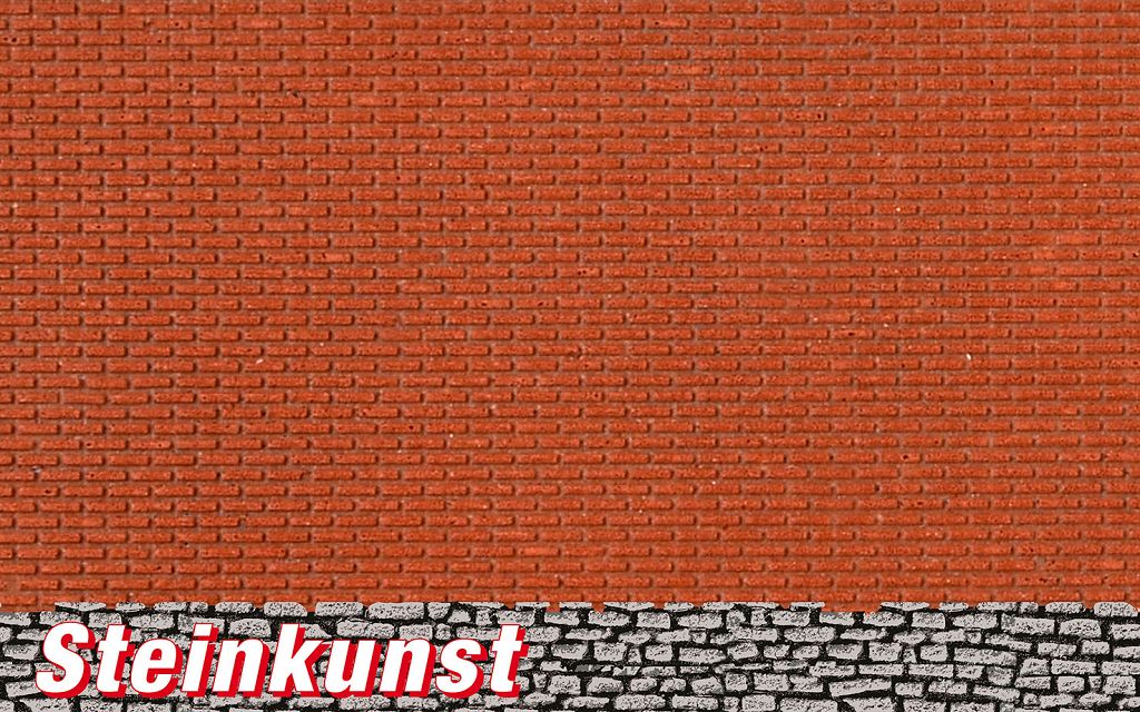 Vollmer 48822 - G Wall panel brick made of stone art, aged, L 53.5 x W 34 cm