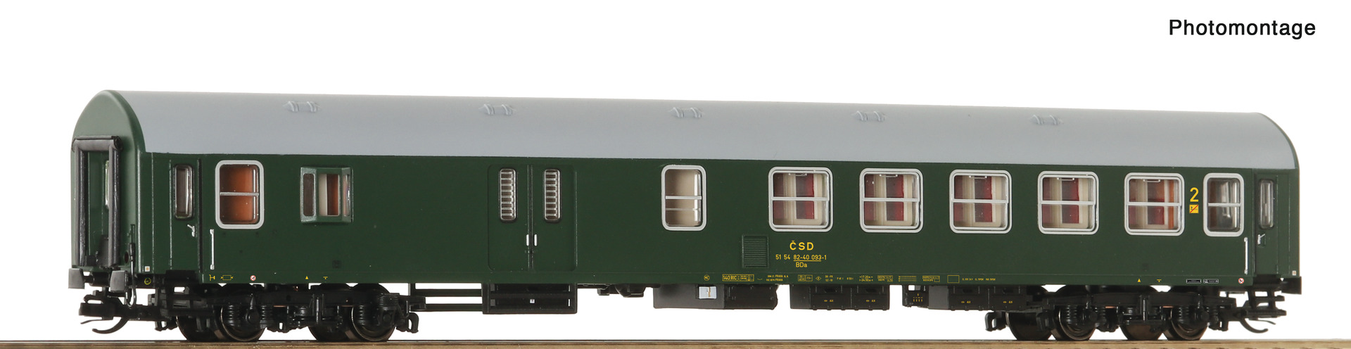 Roco 6280042 - 2nd class passenger car/luggage