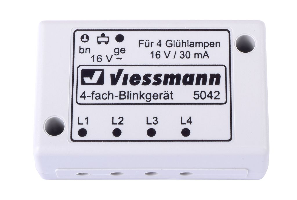 Viessmann 5042 - N Quadruple Flasher Electronics