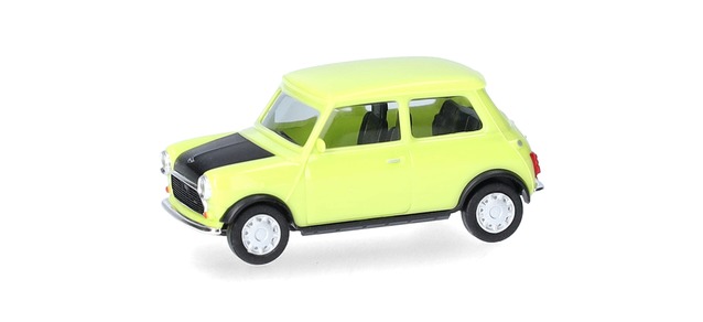 Herpa 941150 - Mini Cooper (right-hand drive) with door latch, green