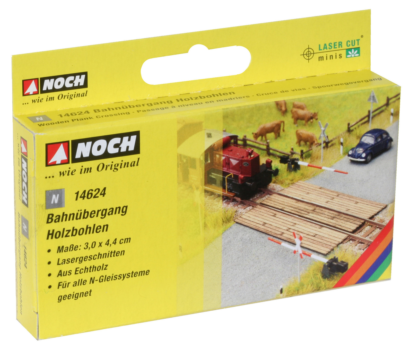 NOCH 14624 - Wooden plank level crossing