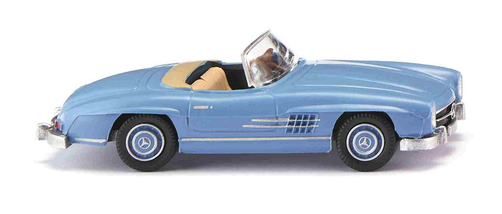 WIKING 023301 - MB 300 SL Cabrio - light blue