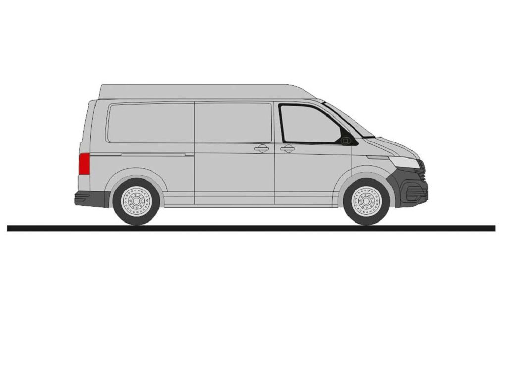 Rietze 11624 - Volkswagen T6.1 LR Kasten MD reflex silver
