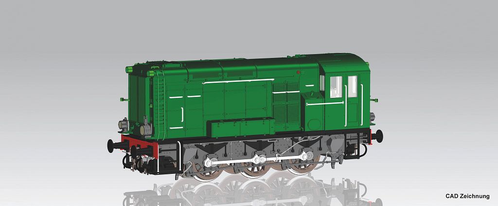 PIKO 22012 - Diesel locomotive/sound shunting tractor Rh 600 DSB III + PluX22 Dec.