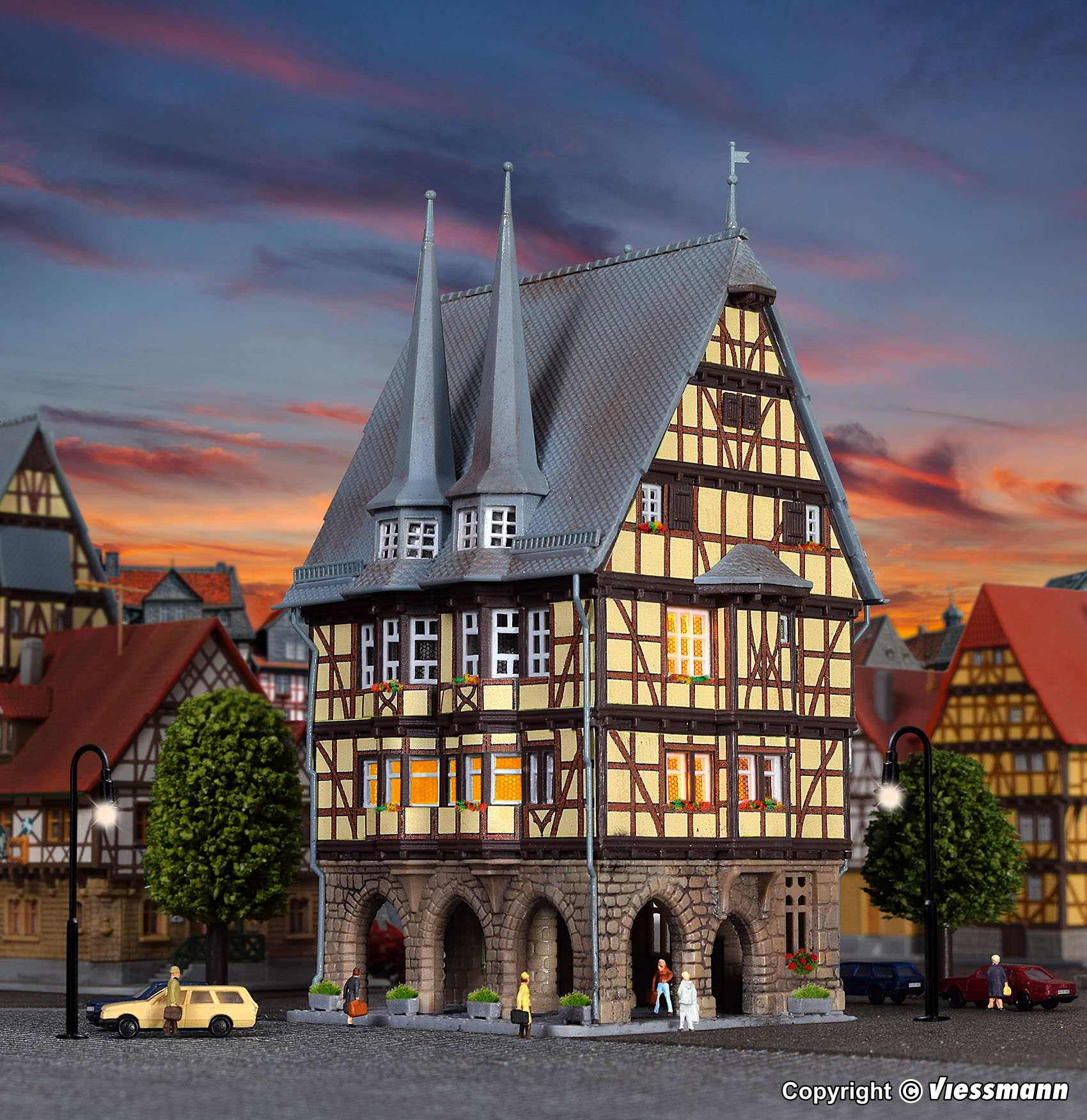 Kibri 36403 - Z Town Hall Alsfeld