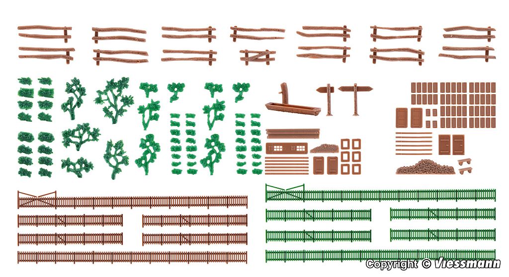 Kibri 36692 - Z Decoration Set Around the House