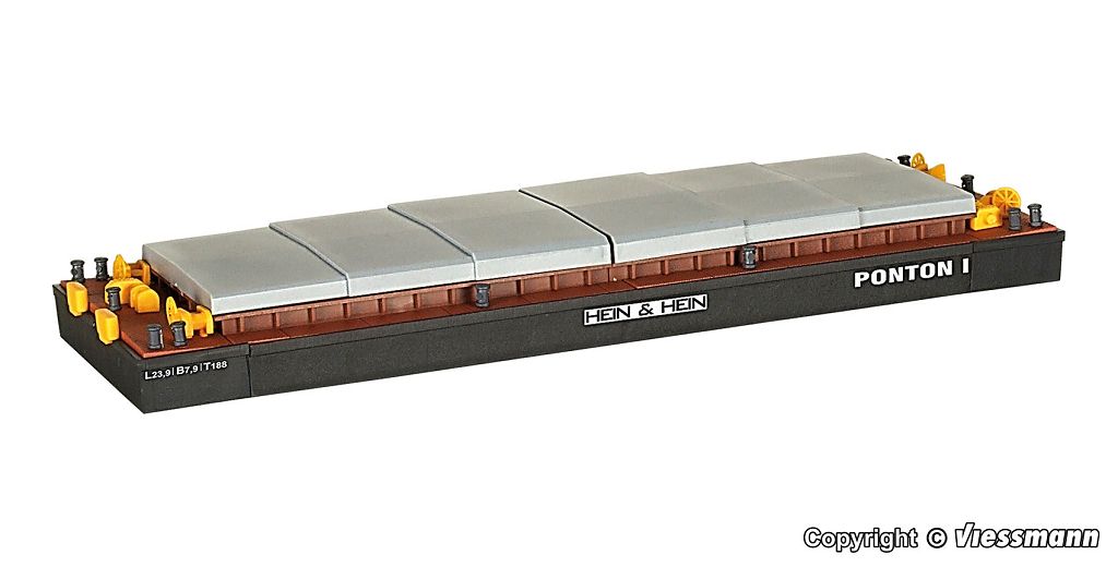 Kibri 38524 - H0 Lighter for bulk goods or containers