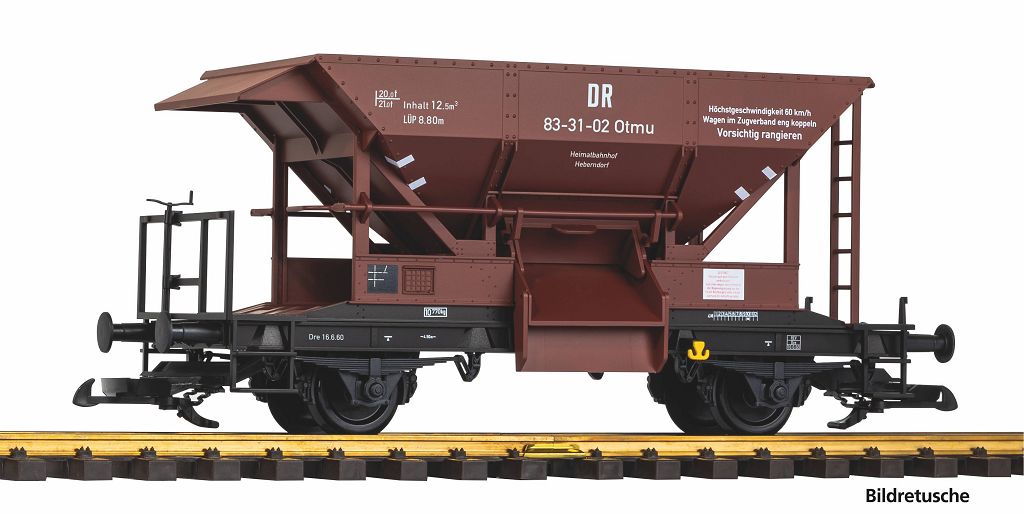 PIKO 37854 - G self-unloading wagon. DR III