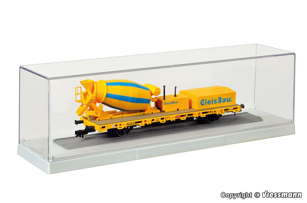 Kibri 12063 - Collector's display case with track L 24.5 x W 6.0 x H 6.5 cm