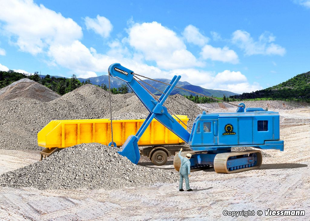 Kibri 19100 - N MENCK Excavator with Backhoe