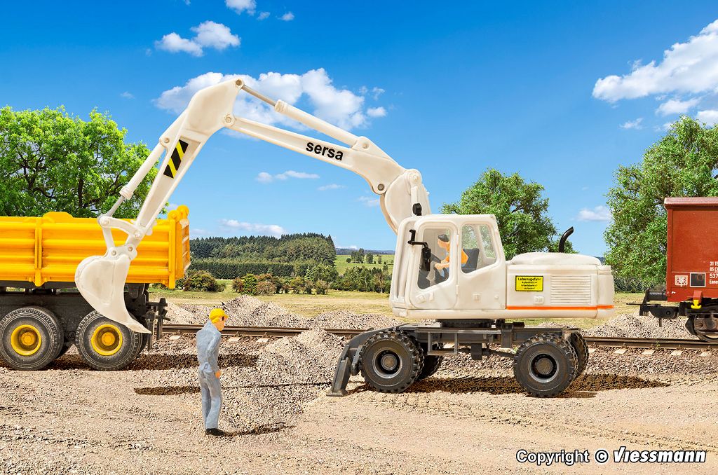 Kibri 11266 - H0 SERSA ATLAS mobile excavator 1604