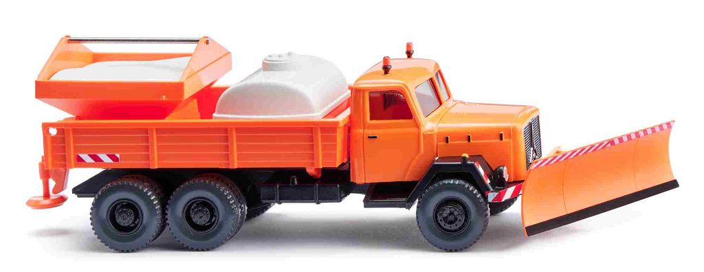 WIKING 064609 - Municipal Winter Service - Flatbed Truck (Magirus)