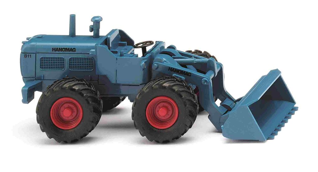 WIKING 065111 - Wheel loader (Hanomag) - azure blue