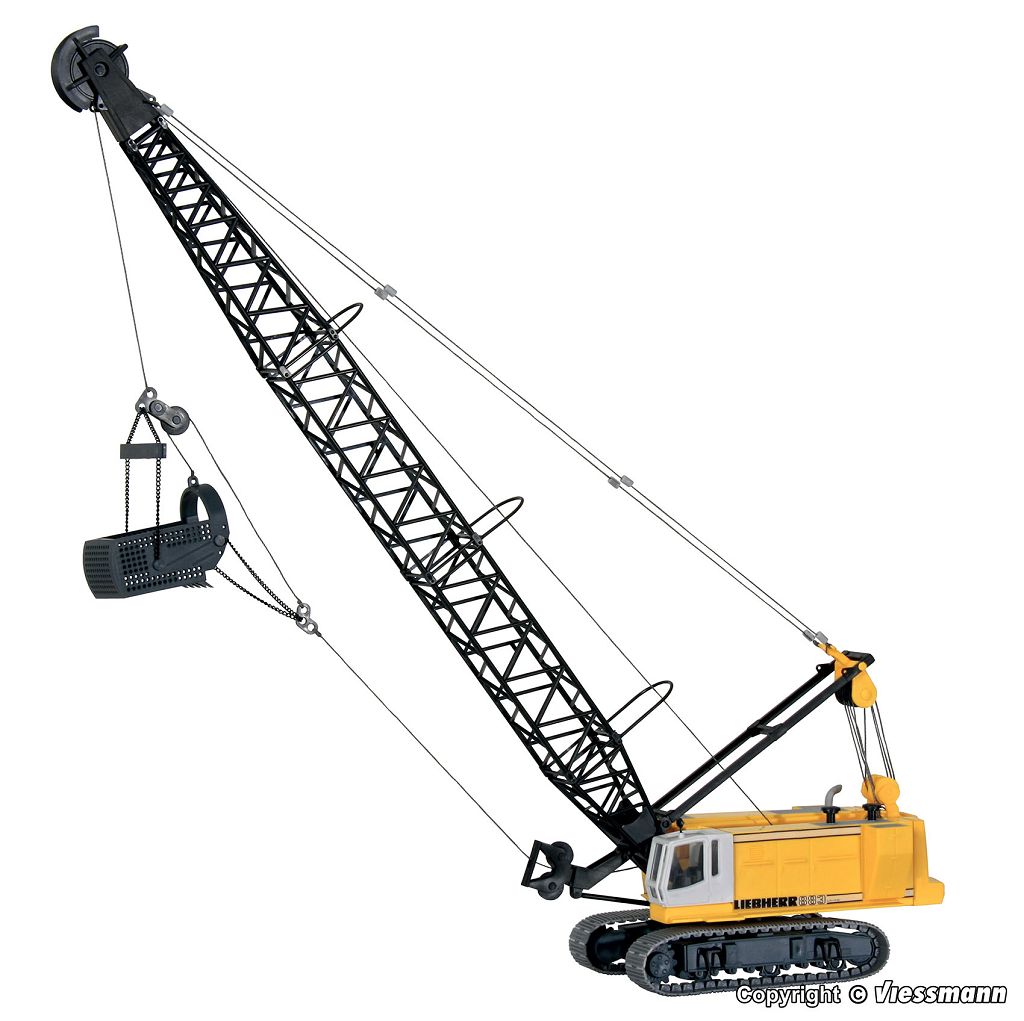 Kibri 11254 - H0 LIEBHERR cable excavator with dragline bucket