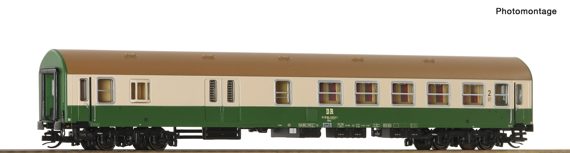Roco 6280035 - 2nd class passenger car/luggage