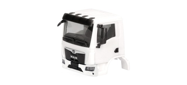 Herpa 086240 - Parts service for MAN TGL CC cab, white (2 pieces)