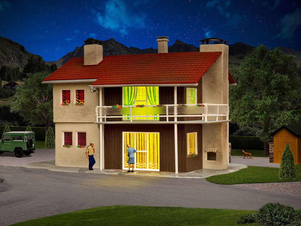 Vollmer 49360 - TT Two-family house