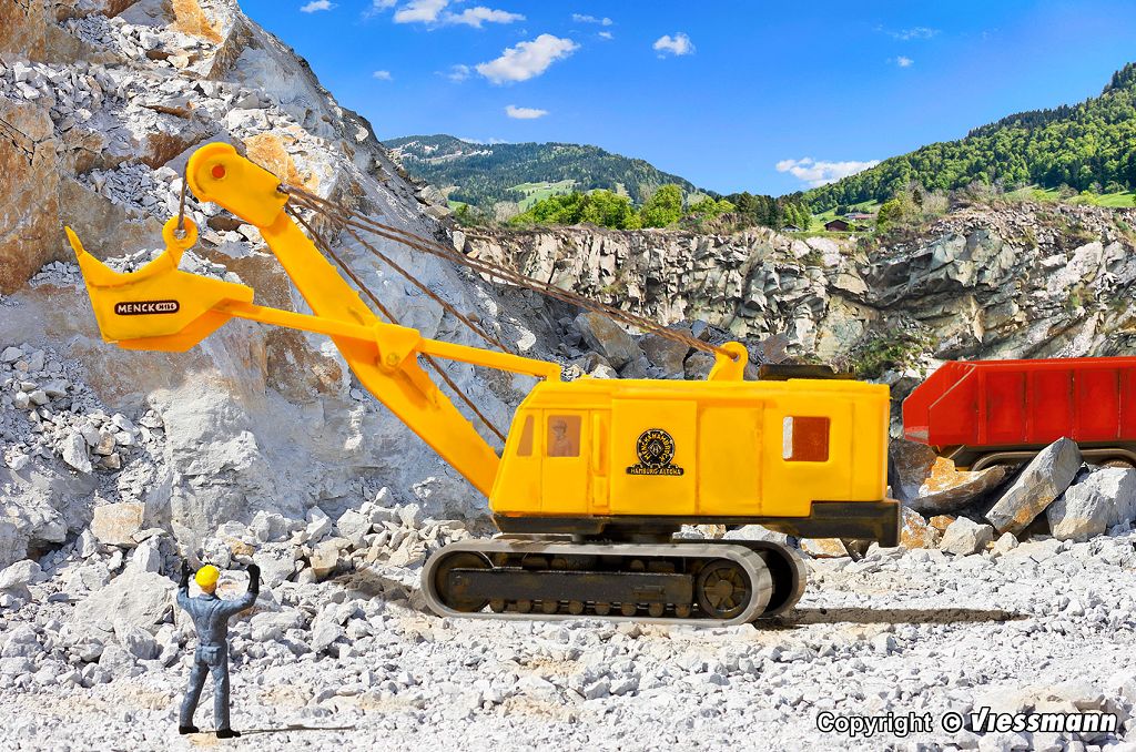 Kibri 19101 - N MENCK Excavator with Backhoe