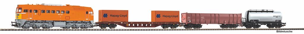 PIKO 57036 - S-Set freight train MAV M62 + 3x wagons V A-track & B
