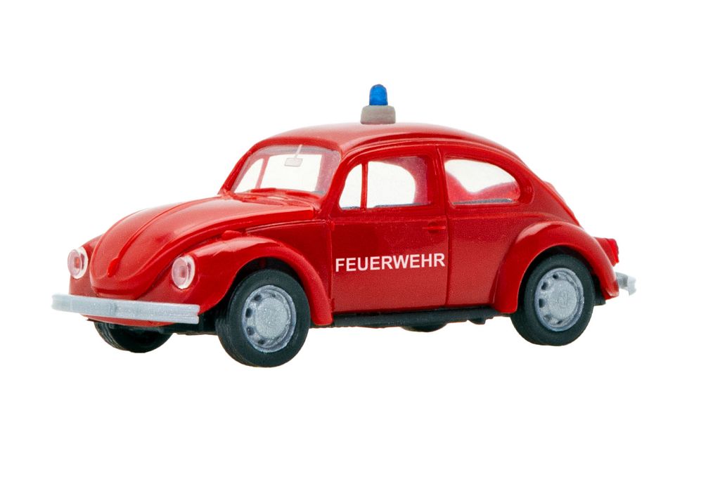 Viessmann 1160 - H0 VW Beetle Fire Engine with LED Lighting and Blue Light