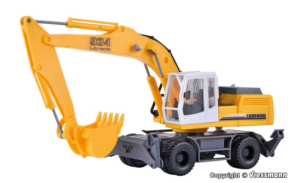 Kibri 11261 - H0 LIEBHERR 934 Litronic with wheeled chassis