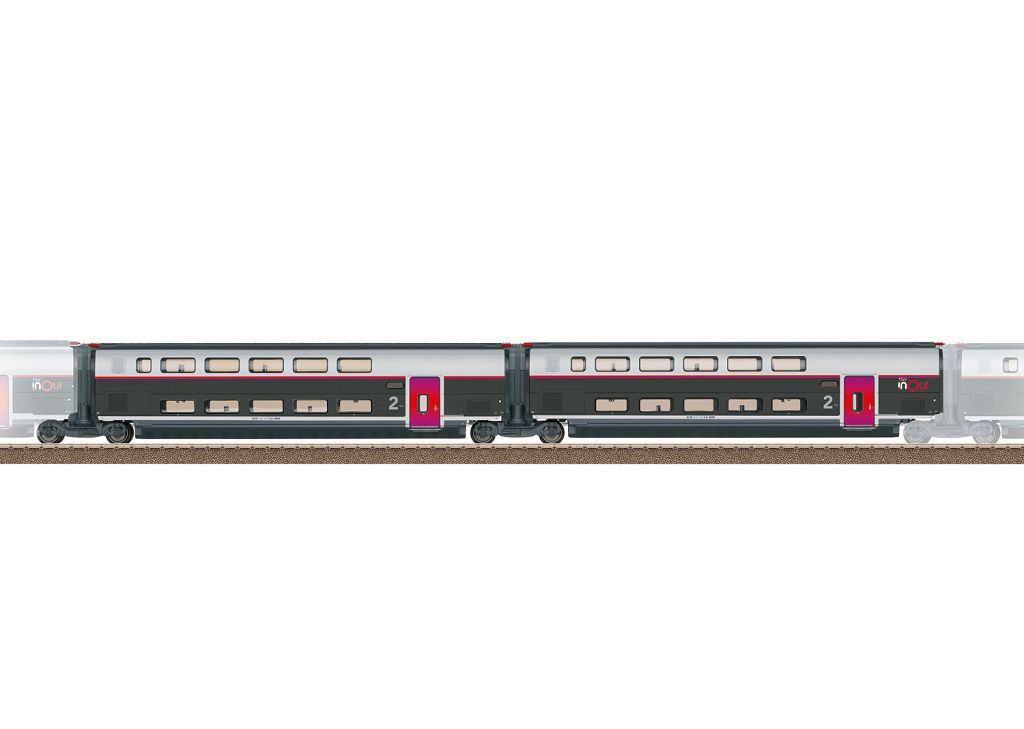 Trix T23188 - Add-on car set 2 for the TGV INOUI