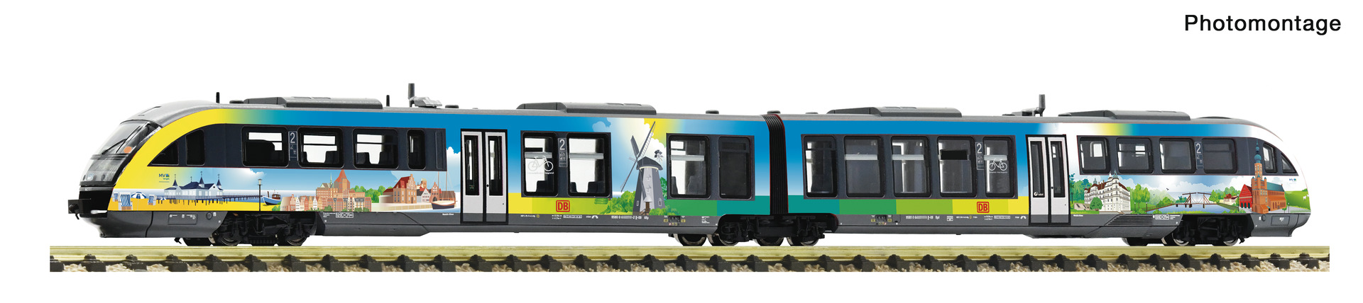 Fleischmann 7760015 - Diesel multiple unit VT 642 039 DB-AG UBB DC